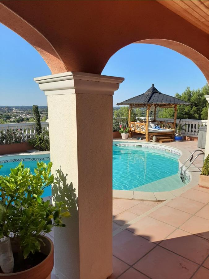 Bed and Breakfast Les Collines D'Ugernum Beaucaire  Exterior foto
